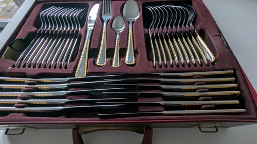 Besteckkasten mit messer - besteckkasten, je