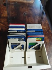 Amiga 3,5" Disketten, ca. 50x, mit Diskettenbox (halbvoll)