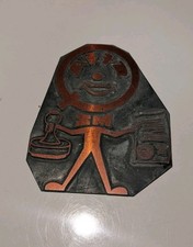 DDR MZ Motorradwerk Zschopau Klischee Druckplatte Druckstock Stempel Buchdruck