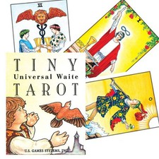 Tiny Universal Waite Tarot Deck Karten Esoteric Telling Mini US Games Systems NE