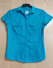 Damen Kleidung Shirt Shirts T-Shirt schicke leichte kurzarm Bluse Blusen Gr. M