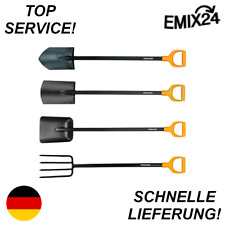 FISKARS Solid Gartenset Spitzspaten Rundspaten Schaufel Gabel Schippe Garten