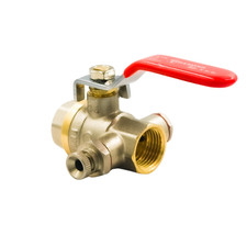 Messing Kugelhahn 1/2" 3/4"