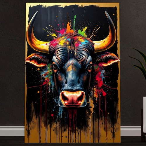 Wandbild stier bulle - stier,