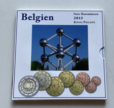 Belgien 2015 Kursmünzensatz KMS König Philippe Atomium