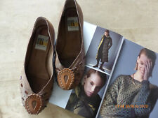 Carla Cardi Ballerina, sehr ausgefallen in italienischem Chic - Gr. 40