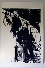 * Stan und Olli  auf der Flucht * Original Bild XXL Gemälde Mischtechnik