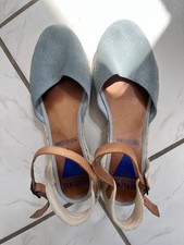 Verbenas Espadrille Keilsandalette wedges hellblau 42
