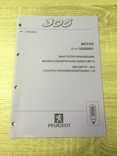 Werkstatthandbuch peugeot 306 - werkstatthandbuch,