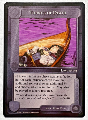 Tidings death meccg middle - tidings,