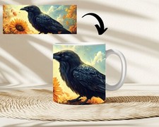Kaffeetasse Rabe mit