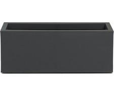 Balkonkasten mit Wasserspeicher Vulkan Pflanzkübel rechteckig Blumentopf Balkon