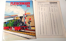 Original Fleischmann Gesamtkatalog 1974 H0 N piccolo AutoRallye mit Preisliste 