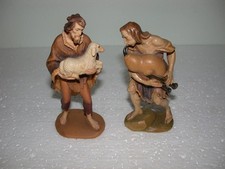 2 Hirten mit  13,5cm Krippe  Südtirol Krippenfigur