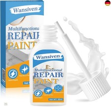 Wansiven Email Reparatur Lack, Badewannenlack Weiß, Hochglanz lackstift 