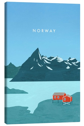 Leinwandbild norwegen - leinwandbild,