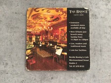 Guinness Bierdeckel Coaster Beermat von 1998 BBCS 1027 The Bridge Cafe Bar
