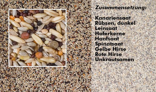 5kg kanarien vogelfutter - 2,5kg,
