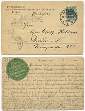 32021 postkarte chemnitz - postkarte,