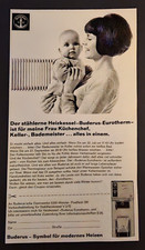 173) BUDERUS Buderus´sche Eisenwerke Wetzlar Werbeanzeige Werbung Reklame 1969