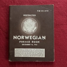 WW2 US ARMY LANGUAGE /POCKET