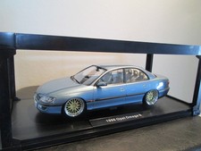 1 : 18  Opel Omega B 1996  blau/blue   BBS Felgen  Umbau / Tuning