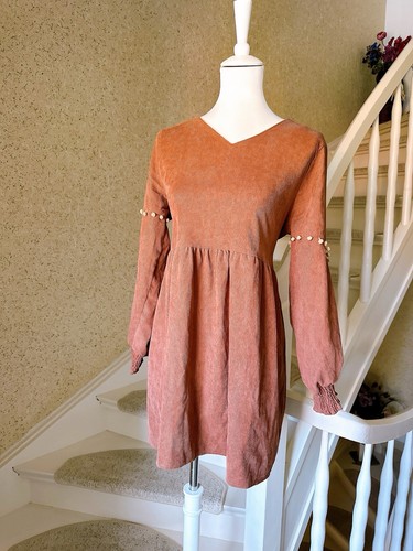 Damen kleid aus - damen, cord