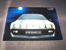 TOPRARITÄT Herrlicher Prestige Prospekt Renault Alpine A 310 V6 von 1978 !!!