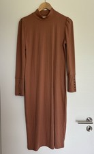 Kleid Jerseykleid Damen Braun
