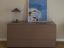 Piure Sideboard „NEX“ – Mattlack P40 Rosewood – gebraucht mit Gebrauchsspuren