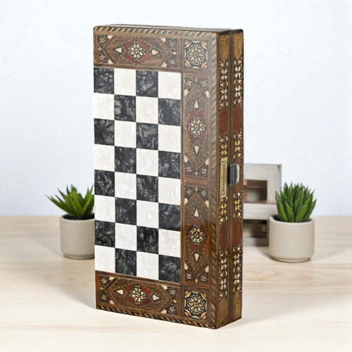 Vintage style backgammon - backgammon,