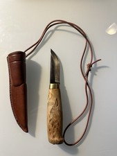 Custom Neck Knife Kohlenstoffstahl. Bushcraft/ Outdoormesser