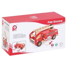 Pintoy Fire Engine Wooden Toy