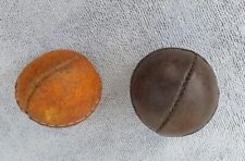 DDR Schlagball Wurfball Sportball, Handarbeit aus Leder, Vintage