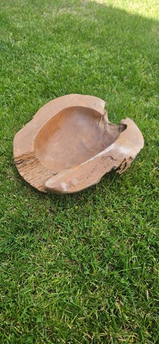 Teakholz schale dekoschale - teakholz,
