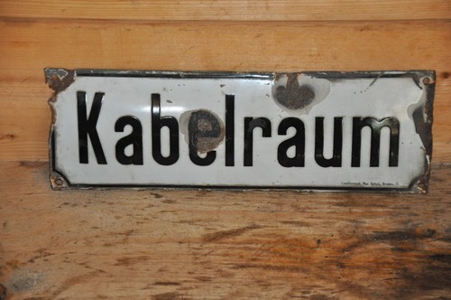 Altes emailschild 30er - altes,