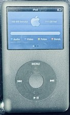 Apple iPod Classic 6. Generation, 120GB, Schwarz Grau, A1238 SELTEN (Aida)