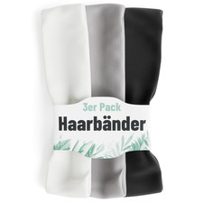 greate 3er Pack Haarbänder - Stirnband Schweißband Haarschmuck Stirntuch 