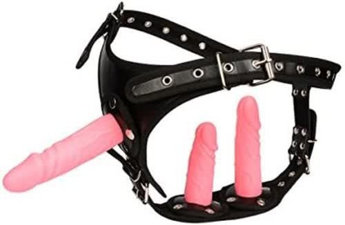 Umschnalldildo strap mit 3 - umschnalldildo,