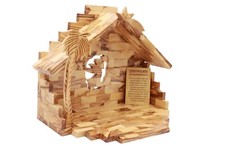 Olivenholz Krippe Weihnachten