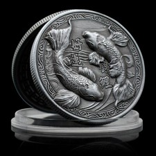 Medaille japan koi fisch - japan,