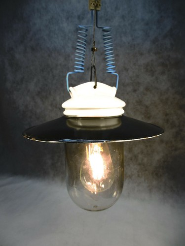 Art deco lampe - lampe, emaille