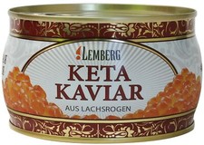 400g Keta Lachs Kaviar Fisch