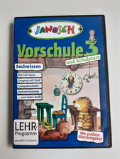 Janosch “Vorschule 3 und Schulstart” – PC ROM Lern CD - Sachwissen für Kinder