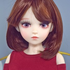 24-Zoll 1/3 BJD Puppe Mit Aufklappbarem Kopf Austauschbaren Augen Kurzem Haar