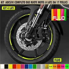 Universal Set Aufkleber Streifen Felgen Räder Motorrad Racing Reifen 17...