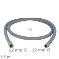 Ablaufschlauch universal 22/22mmØ 1,5m für Waschmaschine Geschirrspüler