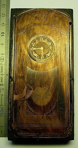 Gravurplatte kupfer uhr clock - gravurplatte,