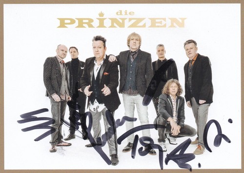 Autogrammkarte die prinzen - die,