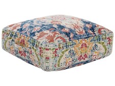 Pouf mit Griff Baumwolle bunt